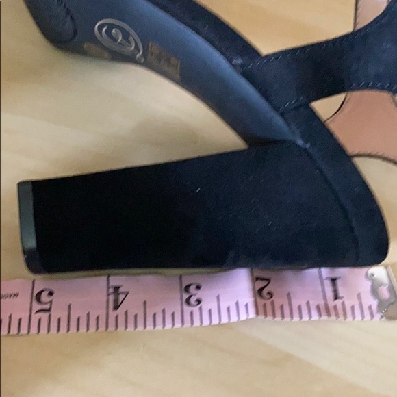 CHINESE LAUNDRY Black Heels Platform Ankle Strap - Picture 9 of 9